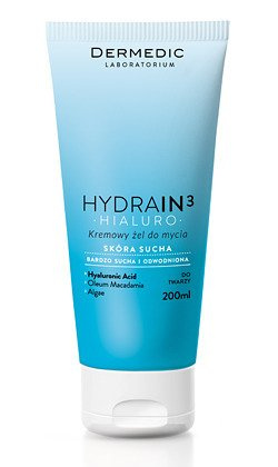 DERMEDIC HYDRAIN3 Kremowy żel do mycia, 200 ml