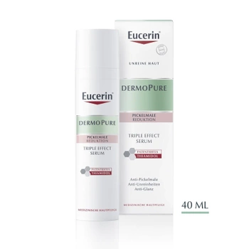 Eucerin Dermopure Serum o potrójnym działaniu na przebarwienia potrądzikowe, 40ml