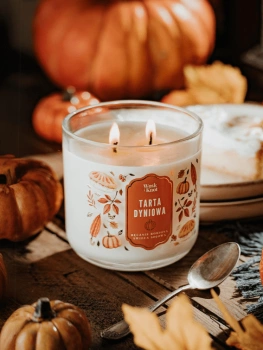 Wosk i Knot świeca sojowa Tarta Dyniowa 350g