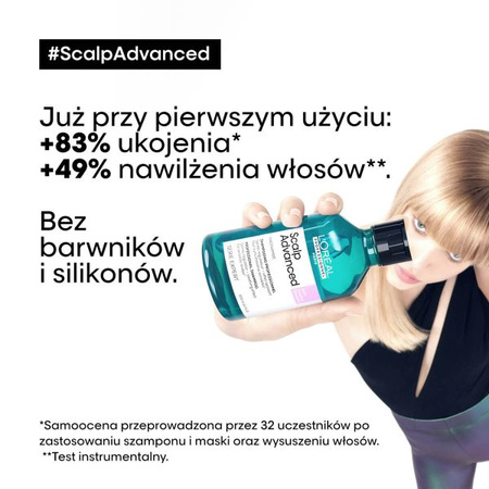 L’Oreal Professionnel Scalp Advanced Anti-Discomfort – Szampon Kojący, 300ml