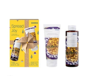 Korres Thyme Honey – Żel pod Prysznic, 250ml + Mleczko do Ciała, 200ml