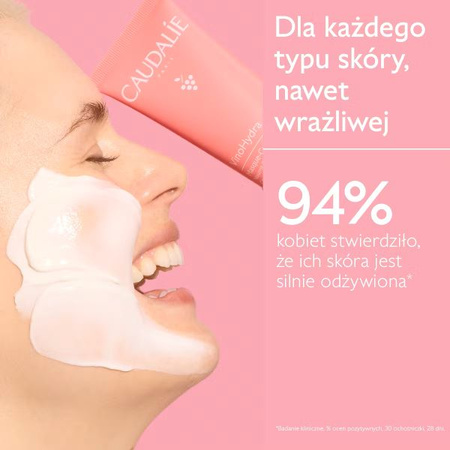 Caudalie Vinohydra Kremowa Maseczka Nawilżająca, 75ml