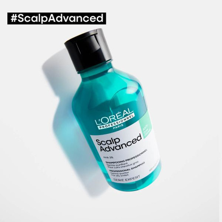 L’Oreal Professionnel Scalp Advanced Anti-Oiliness – Szampon Oczyszczający, 300ml
