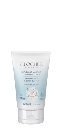 CLOCHEE BABY & KIDS Naturalne Masełko do twarzy, 50ml