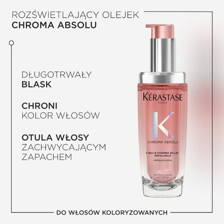 Kérastase Chroma Absolu Olejek do Włosów Farbowanych, 75 ml - Wkład Uzupełniający 