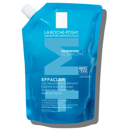 LA ROCHE-POSAY Effaclar Żel oczyszczający Refill - opakowanie uzupełniające, 400ml