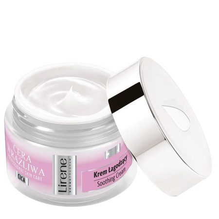 Lirene Cera Wrażliwa Krem Łagodzący – Krem do Skóry Wrażliwej, 50ml 