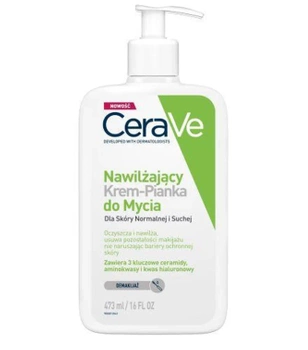 CeraVe Nawilżający Krem-Pianka do mycia, 473ml