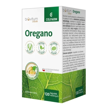 OREGANO BIOVITUM LIQUID x 120 kapsułek w roślinnej otoczce