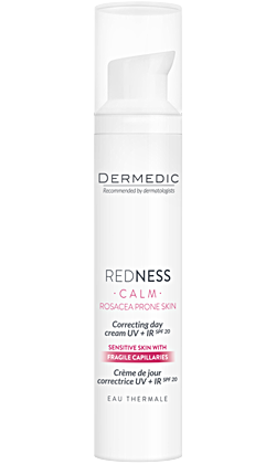 DERMEDIC REDNESS CALM Krem korygujący na dzień UV+ IR, 40ml