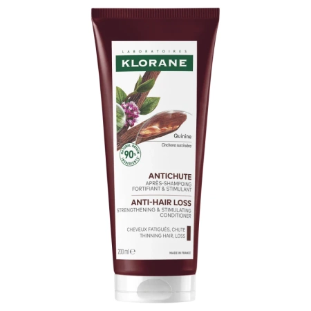 Klorane Chinina – Odżywka Wzmacniająca i Stymulująca Przeciw Wypadaniu Włosów, 200ml
