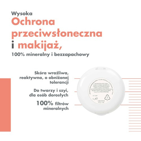 Avene Wysoka Ochrona Podkład Przeciwsłoneczny - Piaskowy SPF 50, 10 g