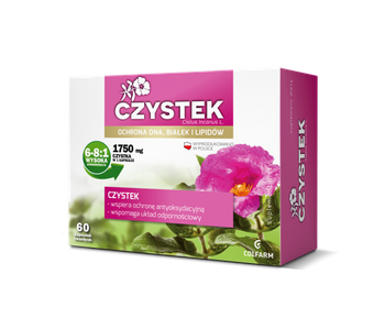 COLFARM Czystek kapsułki twarde x 60 sztuk