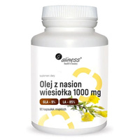 Aliness Olej Z Nasion Wiesiołka 1000 mg, 90 kapsułek