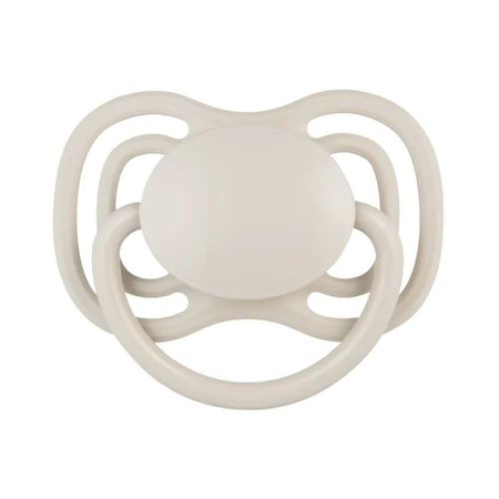 Canpol Babies Smoczek Silikonowy 0-6m Symetryczny DENTAL AIR 2 Kremowy, 2 sztuki 