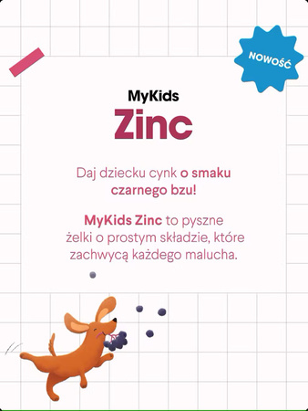 Health Labs MyKids Zinc Żelki,  60 sztuk