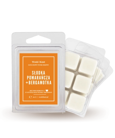 Wosk&Knot wosk zapachowy Pomarań.&Bergamot. 60g