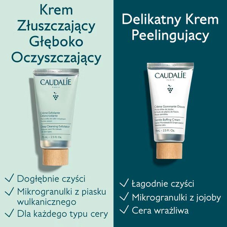 Caudalie Delikatny Krem Peelingujący, 75ml