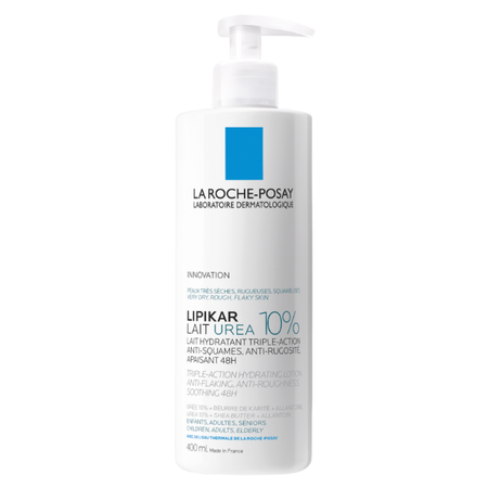 LA ROCHE-POSAY Lipikar Lait Urea 10% Mleczko Nawilżające, 400ml