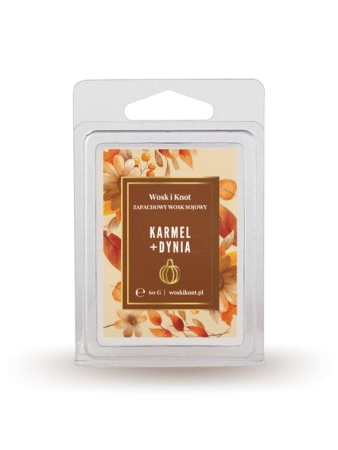 Wosk&Knot wosk zapachowy Karmel&Dynia 60g
