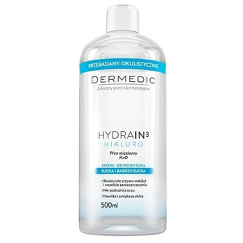 DERMEDIC HYDRAIN 3 HIALURO Płyn micelarny, 500ml