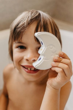 Mini U - Kolorowa Kula do Kąpieli w Kształcie Księżyca, 120g