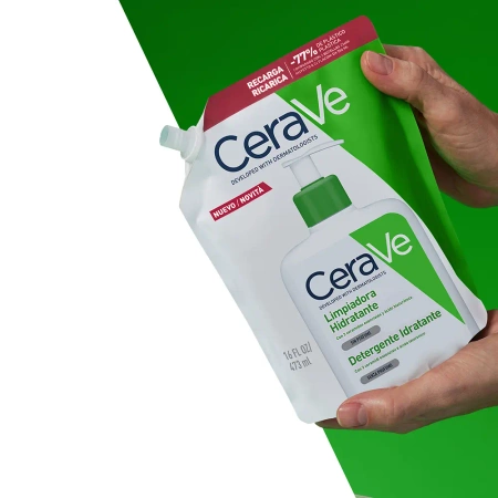 CeraVe Emulsja Nawilżająca do Mycia dla Skóry Normalnej i Suchej Refil, 473ml