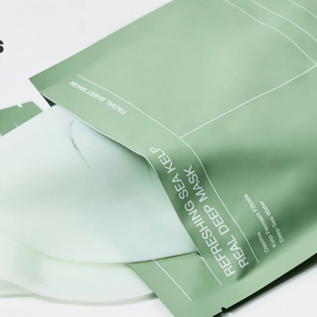 Biodance Refreshing Sea Kelp Real Deep Mask – Kojąco-Nawilżająca Maska do Twarzy, 34 g