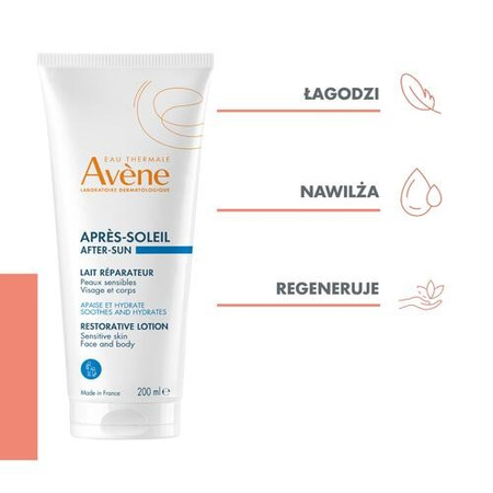 AVENE Regenerujący Balsam po Opalaniu, 200ml 