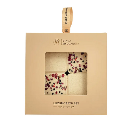 Stara Mydlarnia Kostki do Kąpieli Sandalwood & Tabacco, 4x70g