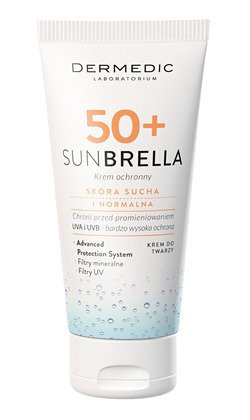 DERMEDIC SUNBRELLA Krem ochronny SPF50+, skóra sucha i normalna, 50g