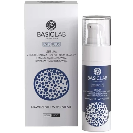 BASICLAB Serum nawilżające i wypełniające 15%, 30ml