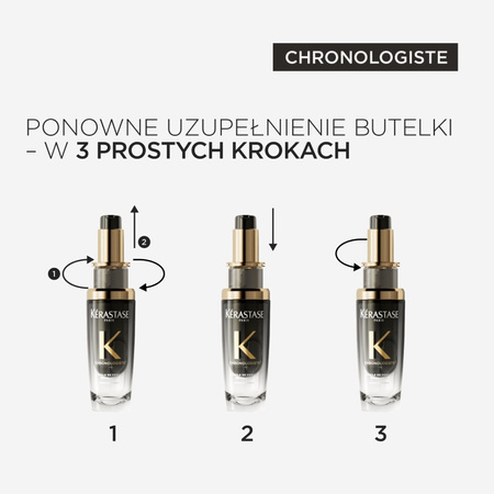 Kérastase Chronologiste L’Huile de Parfum – perfumowany olejek do włosów z kawioru, 75 ml