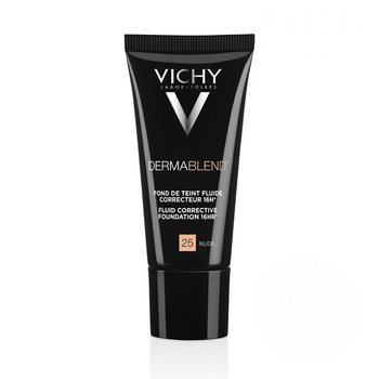 Vichy Dermablend 25 Nude – Fluid Korygujący o Pełnym Kryciu i SPF 35, 30ml