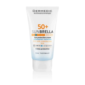 DERMEDIC SUNBRELLA Krem ochronny do skóry mieszanej i tłustej SPF50+, 50ml