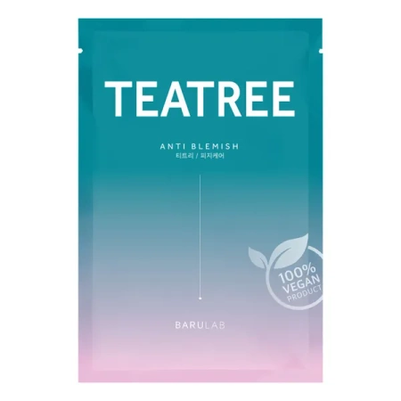 Barulab Tea Tree - Maska w Płachcie Drzewo Herbaciane, 1 sztuka