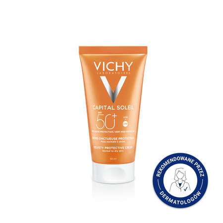 VICHY Capital Soleil Aksamitny Krem do Twarzy SP50+, 50ml