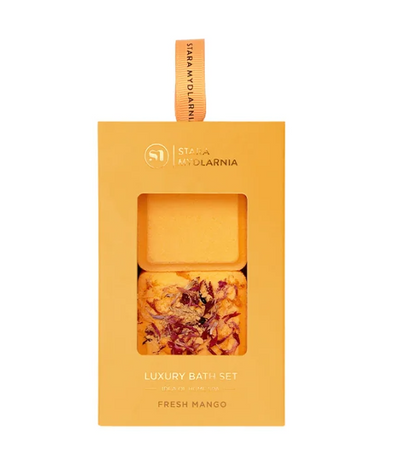 Stara Mydlarnia Kostki do Kąpieli o Zapachu Mango, 2x70g