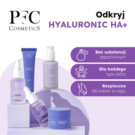 PFC Hyaluronic HA+ Cream Glass Skin Krem Nawilżający, 50ml | PROMOCJA -70%