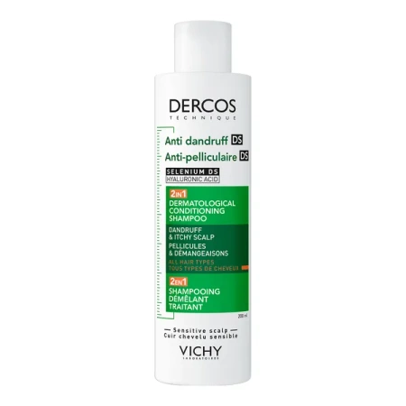 Vichy Dercos DS Szampon Przeciwłupieżowy z Odżywką 2w1, 200ml