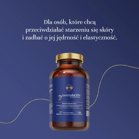 MyBestCollaGen - Wsparcie dla Zdrowej Skóry, 150 kapsułek 