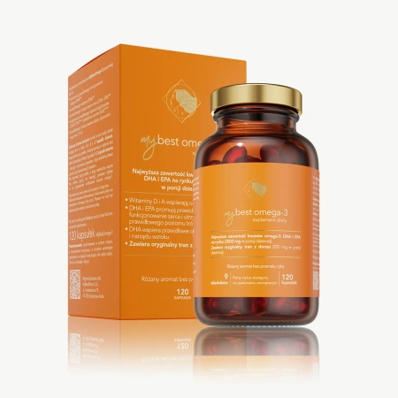 MyBestPharm Omega-3, 120 kapsułek 