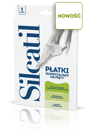 SILCATIL Płatki złuszczające pięty x 1 sztuka (para)
