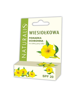 NATURALIS Wiesiołkowa Pomadka ochronna SPF 20 3,6g