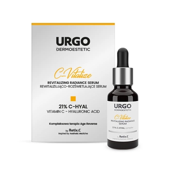 Urgo Dermoestetic C-Vitalize Serum rewitalizująco-rozświetlające 21% C-HYAL, 30ml