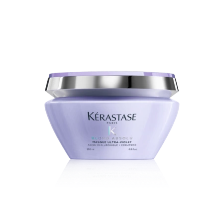 Kérastase Blond Absolu Masque Ultra-Violet - Maska do włosów blond neutralizująca żółte tony, 200 ml