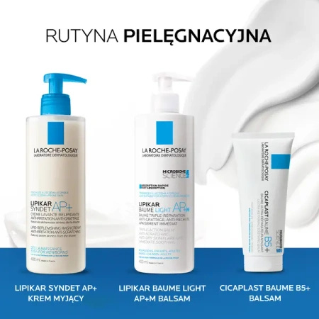 La Roche-Posay Lipikar Baume Light AP+M – Lekki Balsam Kojąco-Odbudowujący, 400 ml