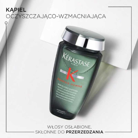 Kérastase Genesis Homme Bain – Szampon Wzmacniający do Włosów Przerzedzających Się dla Mężczyzn, 250ml