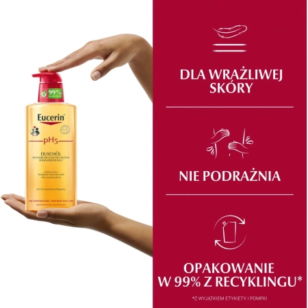 Eucerin pH 5 Olejek do mycia, 400 ml