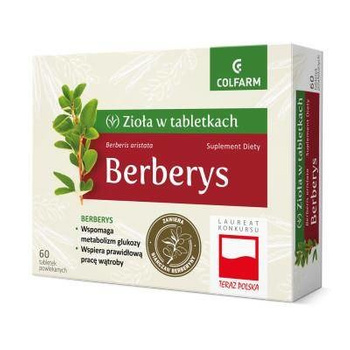 Berberys tabletki, 60 sztuk